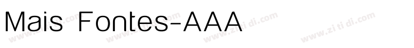 Mais Fontes字体转换
